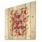 Designart - Enjoy Every Moment - Traditional Print on Natural Pine Wood